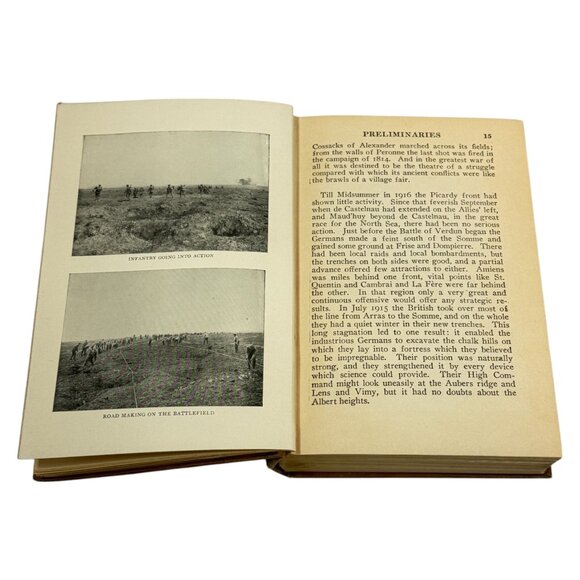 The "Battle of the Somme" J Book HC Antique 1917 Picture Cover Grosset Dunlap - Picture 11 of 16